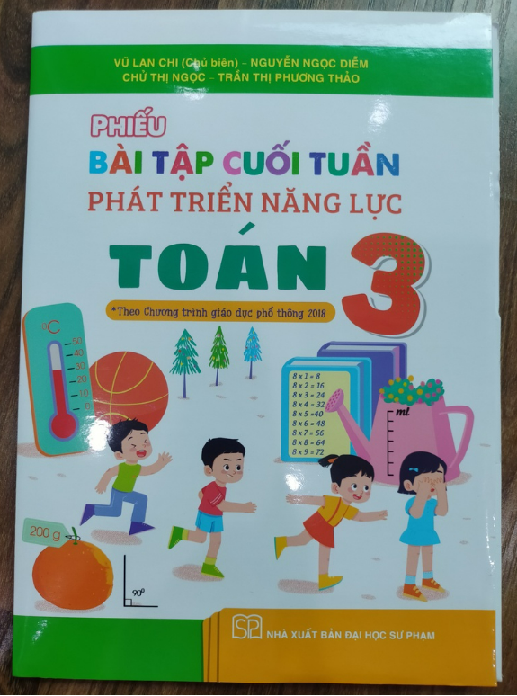 Sách - Phiếu bài tập cuối tuần phát triển năng lực môn Toán 3 - kết nối tri thức với cuộc sống