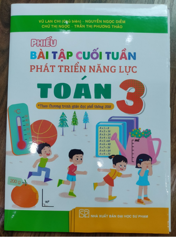 Sách - Combo Phiếu bài tập cuối tuần phát triển năng lực Toán + Tiếng Việt 3