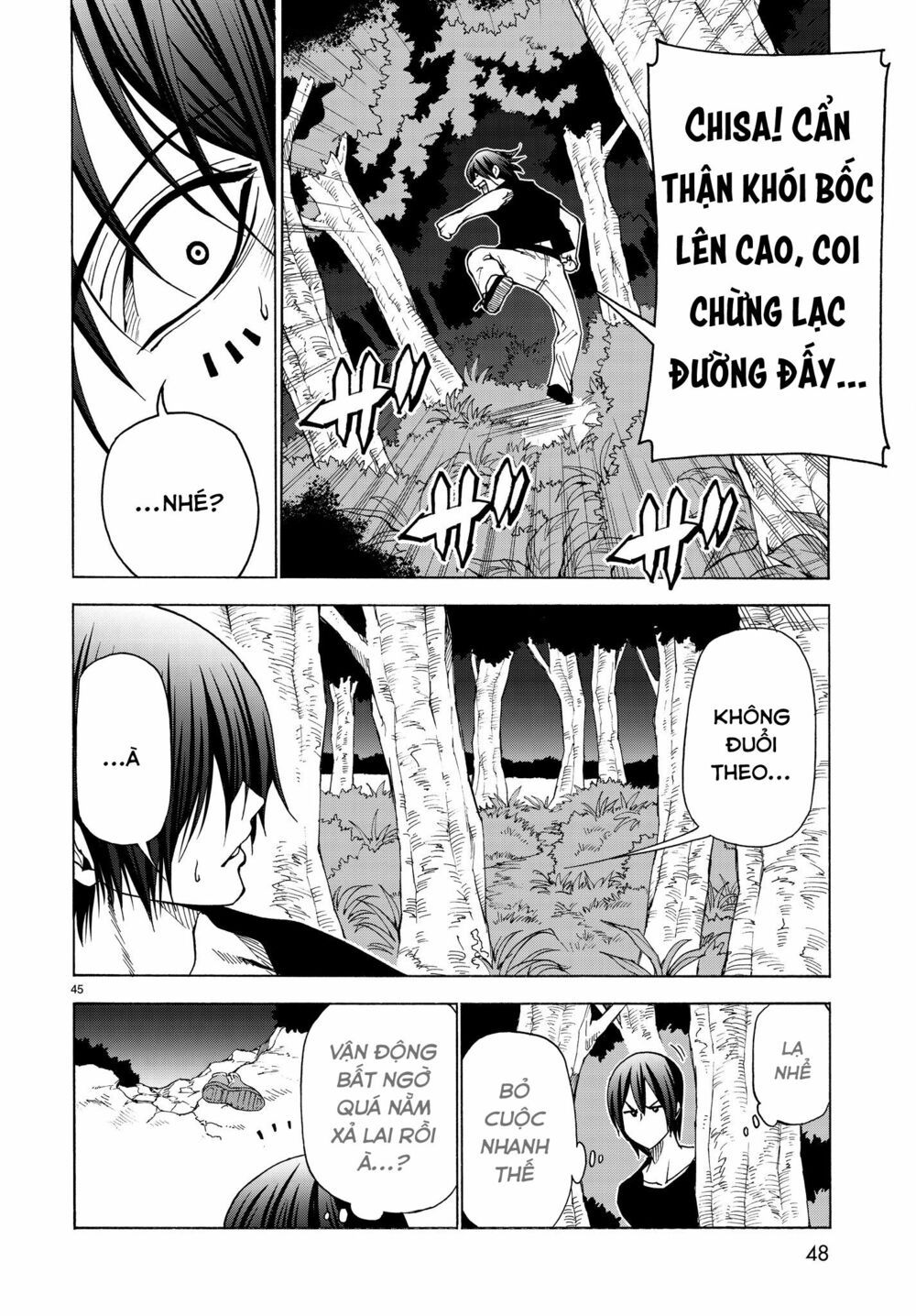 cô gái thích lặn - grand blue chapter 42 44