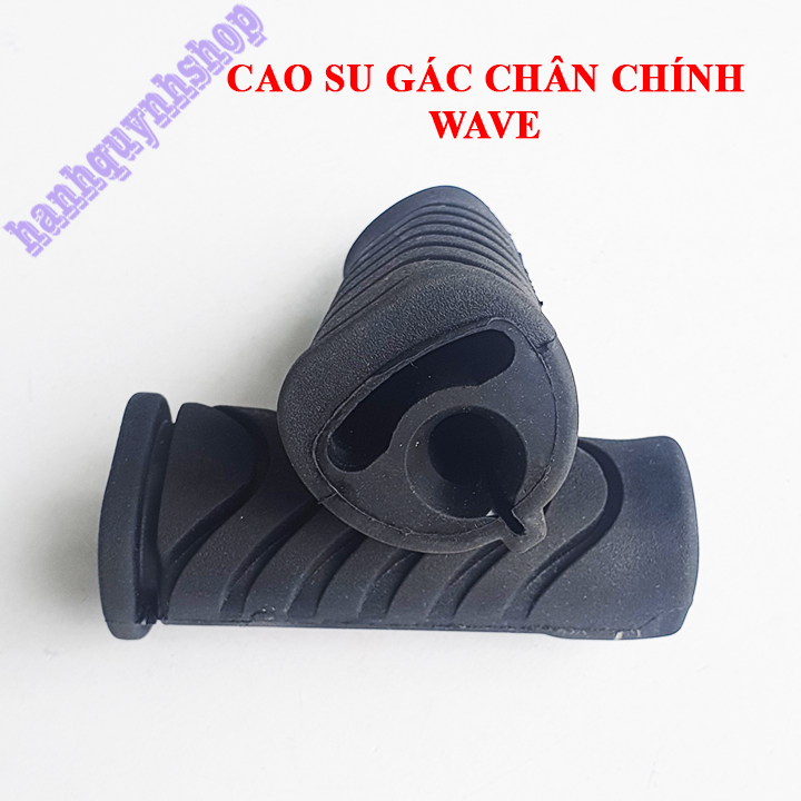 Bộ 2 cao su gác chân chính Wave loại đẹp màu đen