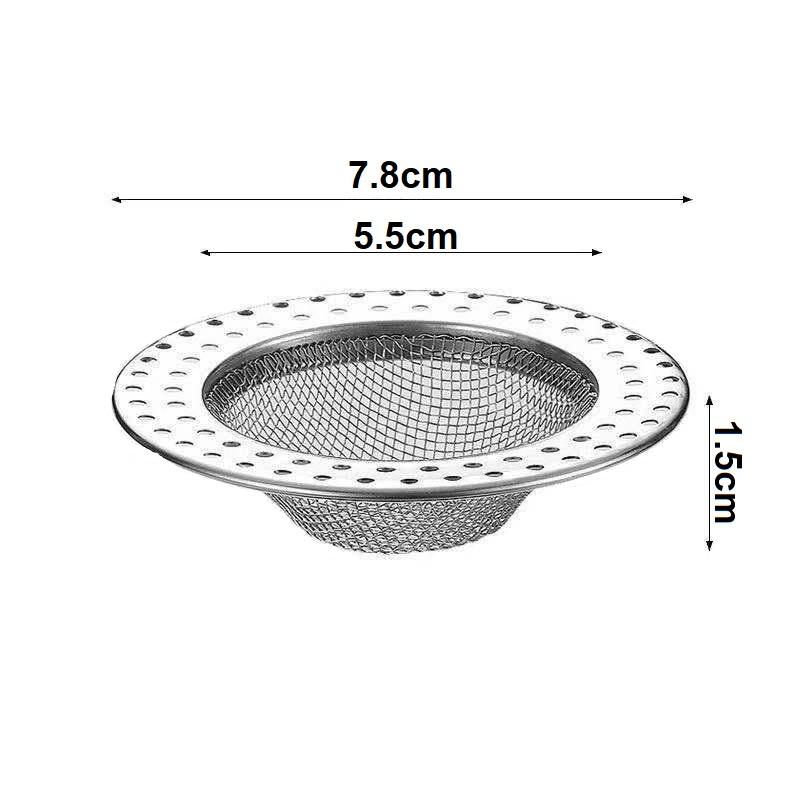 Dụng cụ lọc rác nhà tắm chống tắc nghẽn bằng inox bền đẹp