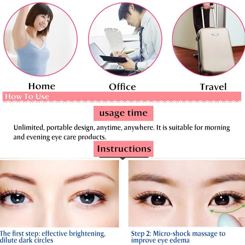 Bút Massage Mát Mạnh Massage Mini Cầm Tay Body - Máy mát xa cầm tay - Máy massage toàn thân Mặt Mắt - Giao Màu Ngẫu Nhiên