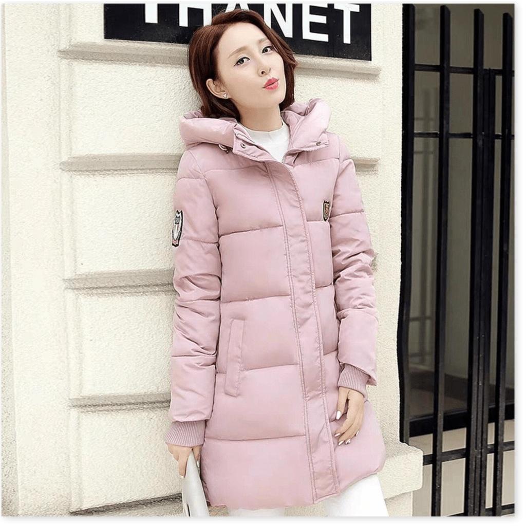 ÁO KHOÁC PHAO NỮ 3 LỚP DÁNG DÀI