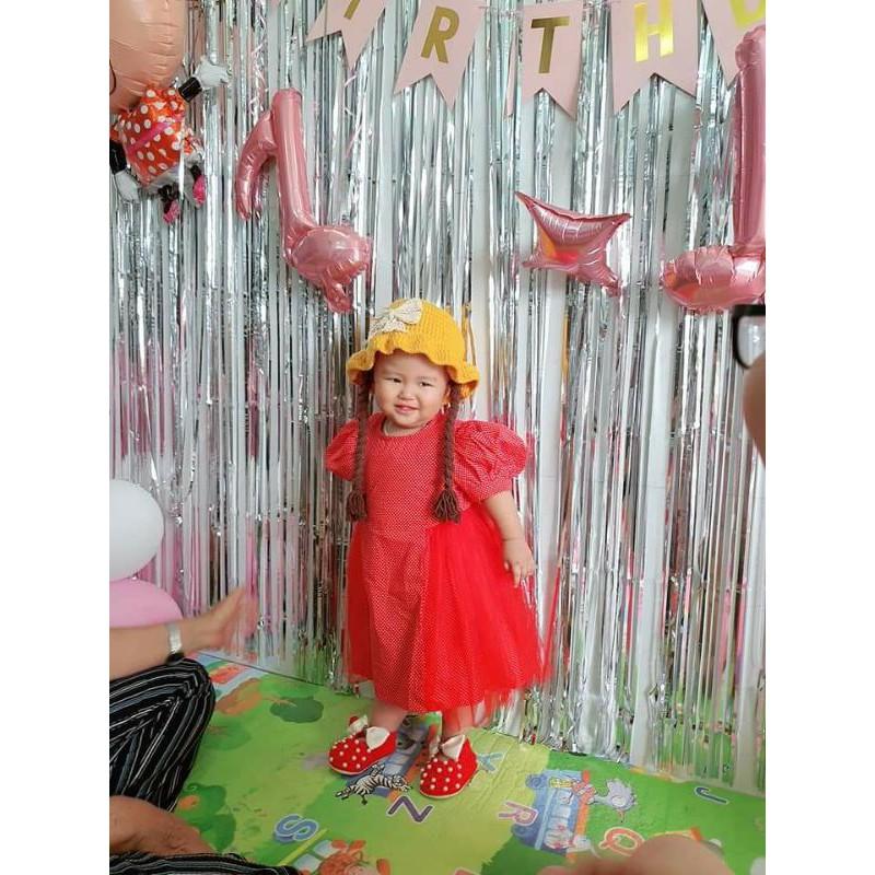 Đầm đầy tháng, thôi nôi bé, đầm bé gái