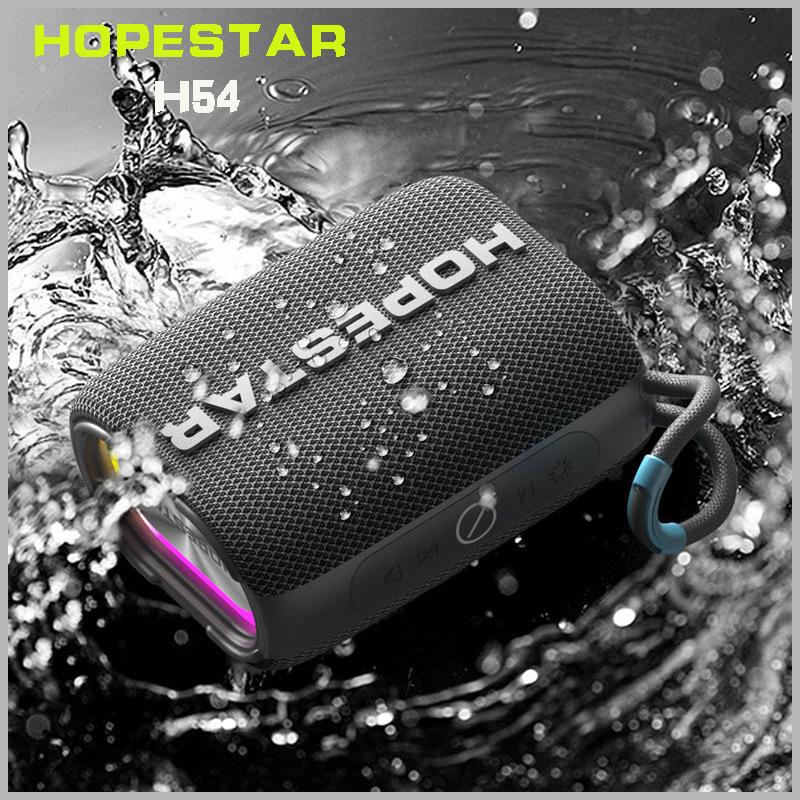 Hopestar H54 Loa Bluetooth Kết nối không dây di động Audio Audio Stereo Hỗ trợ Thẻ TF Điện thoại di động Màu sắc phổ quát: Đen