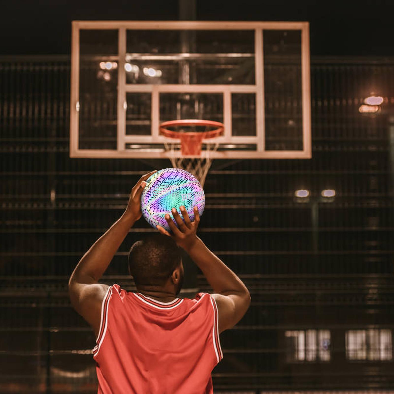 Bóng Rổ Phản Quang Da Ngoài Trời Trong Nhà