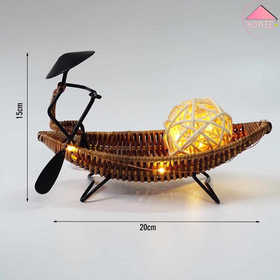 Combo bộ 5 đèn mây tre trang trí độc đáo