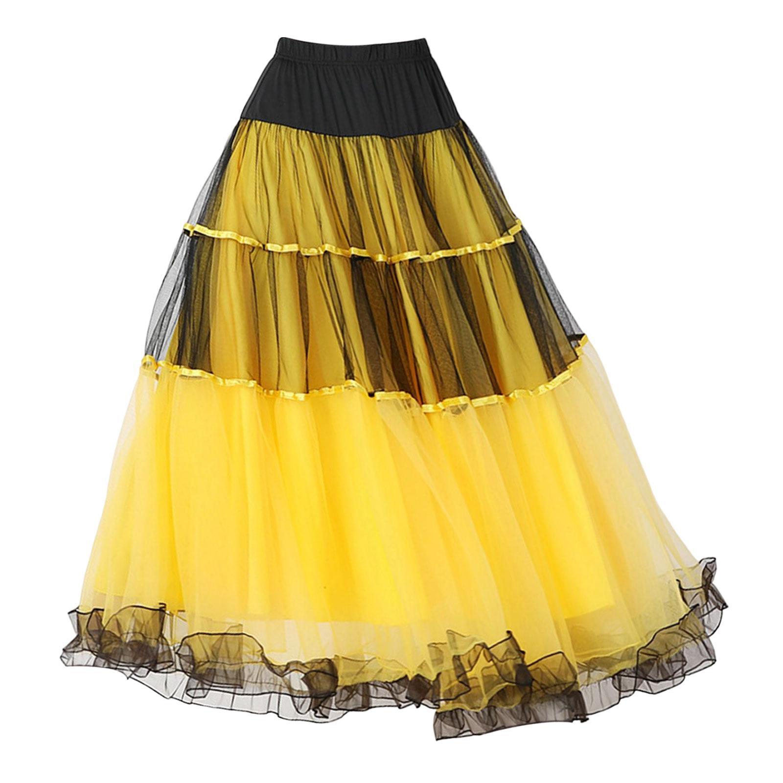 Classical Ballroom Dance Skirt Clothing Spanish Skirts Dancewear