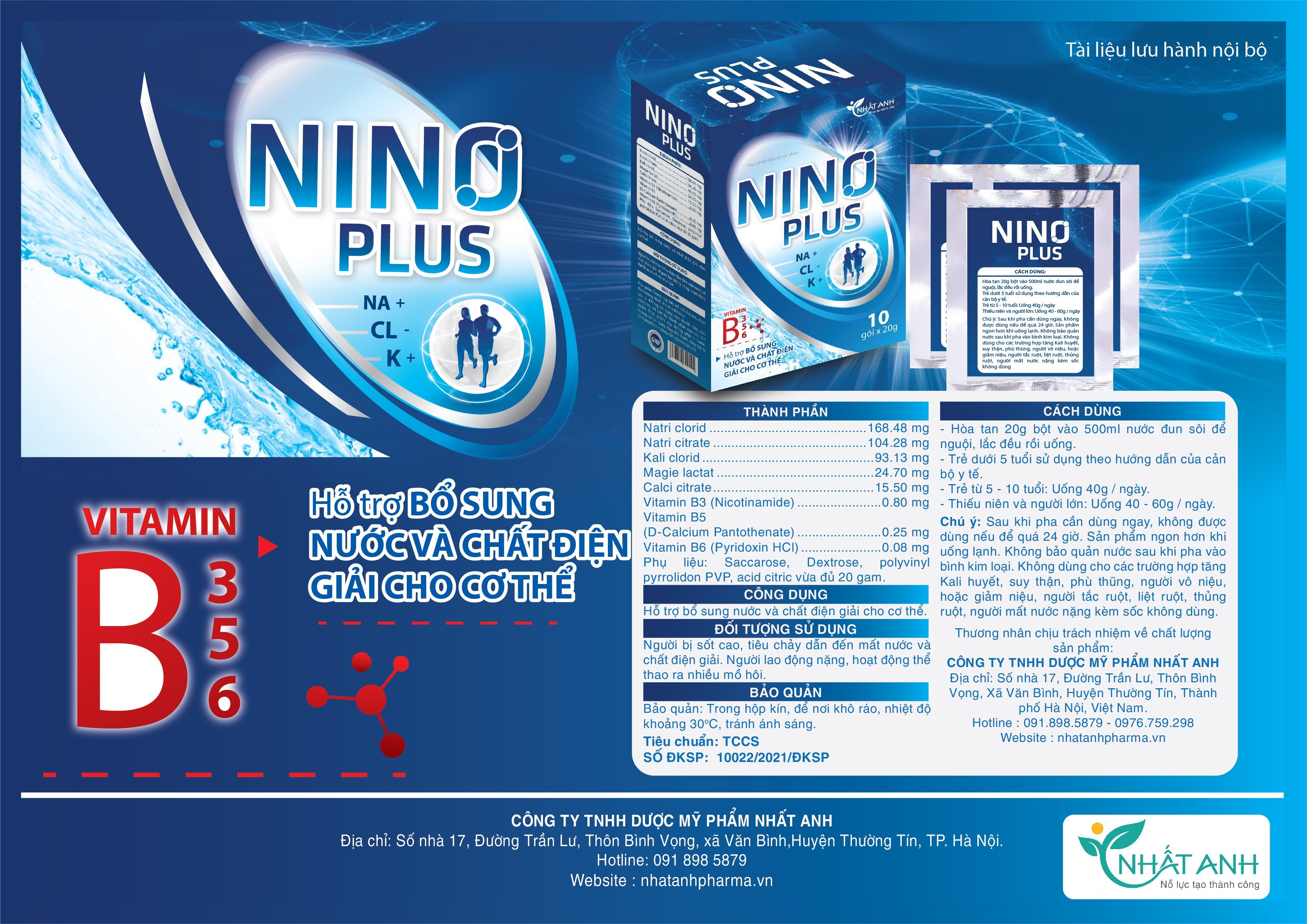 Nước Bù Điện Giải Nino Plus 