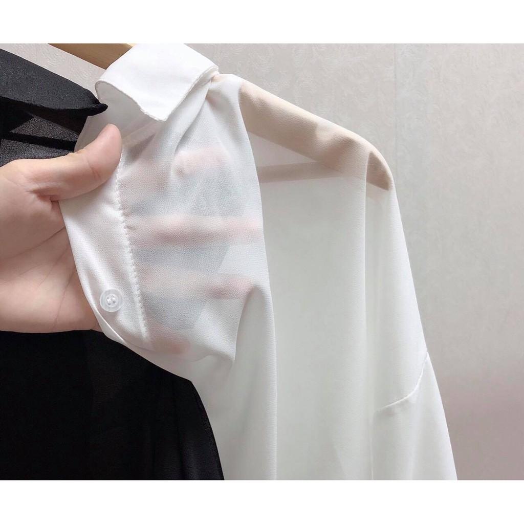 Áo sơ mi voan tay dài - Hot Trend 2022