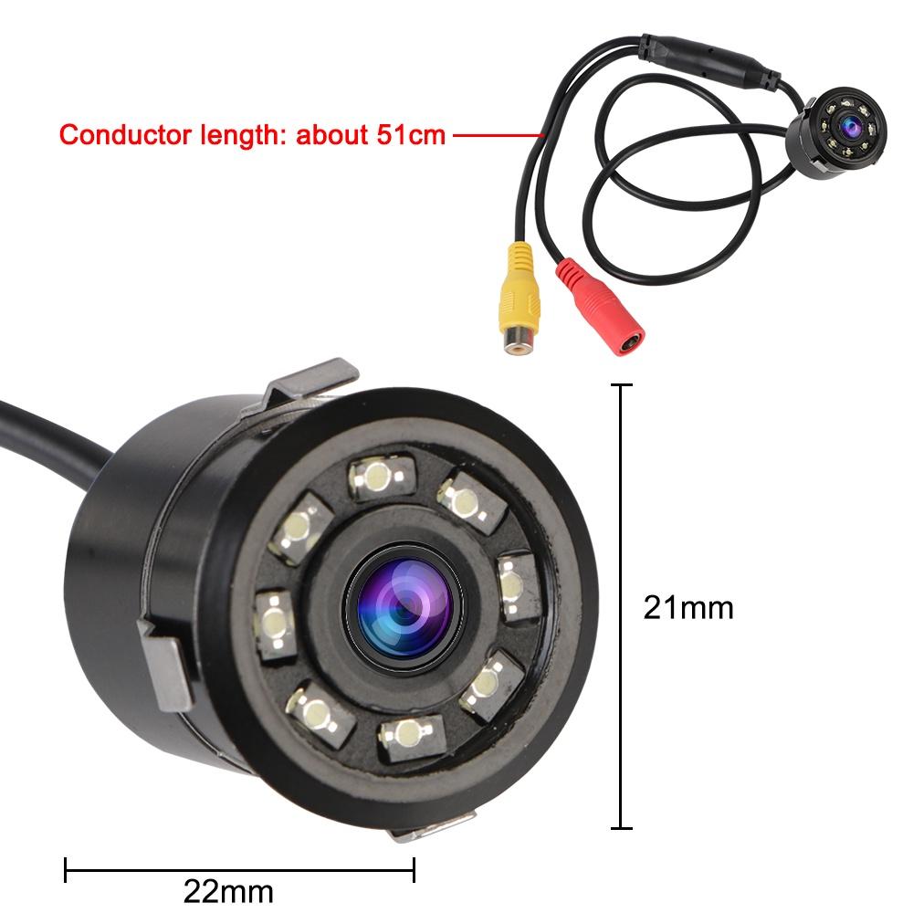 Camera chiếu hậu 8 bóng LED 170 độ cho xe hơi