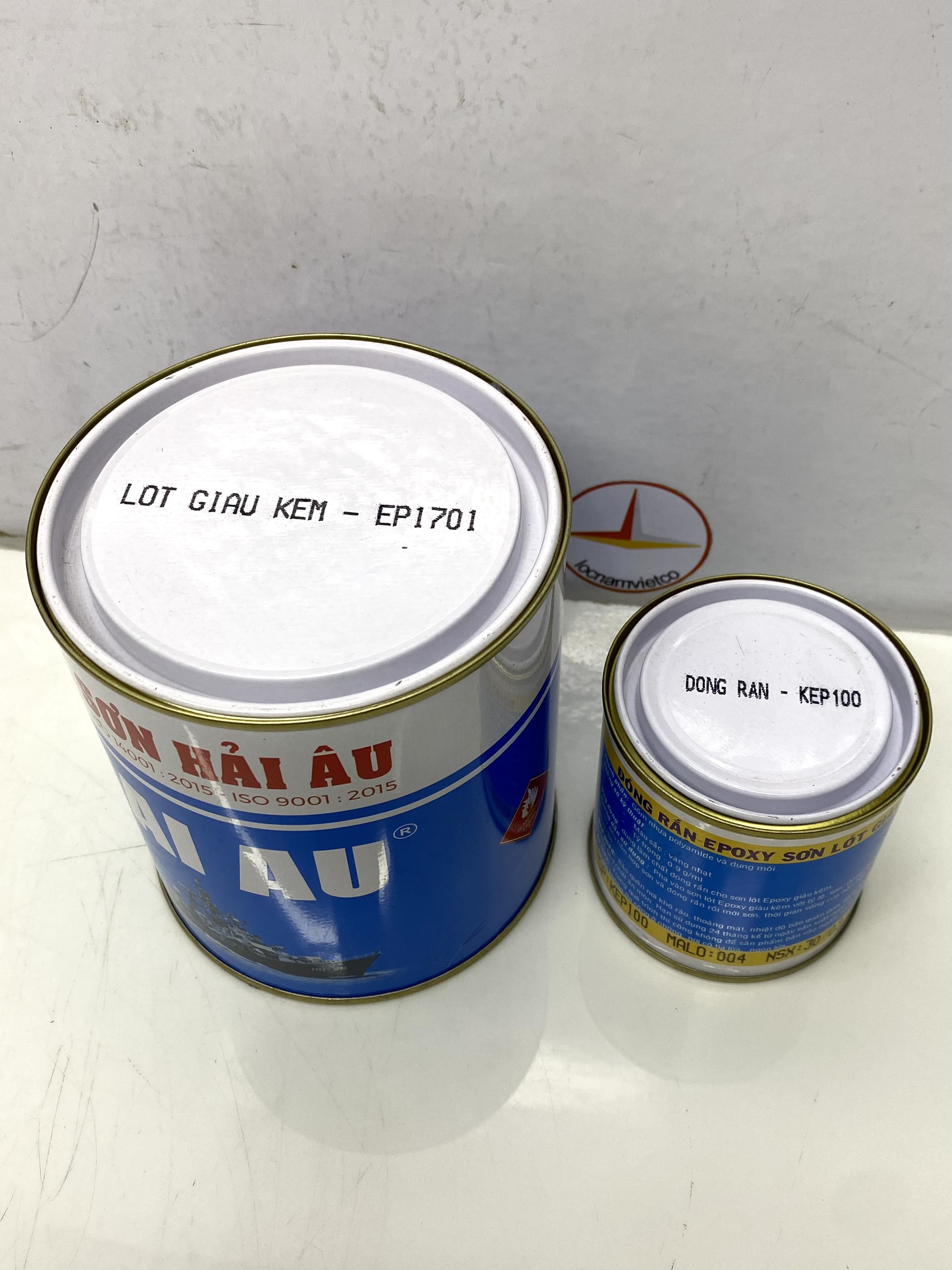 Sơn epoxy lót giàu kẽm Hải Âu EP701 1L/Bộ