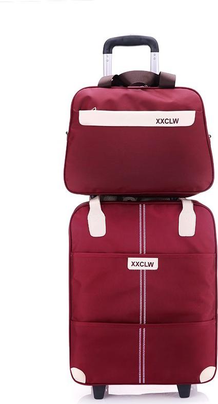 Vali du lịch tay kéo XXCLW size lớn 20inch 39x21,5x45cm + tặng kèm túi