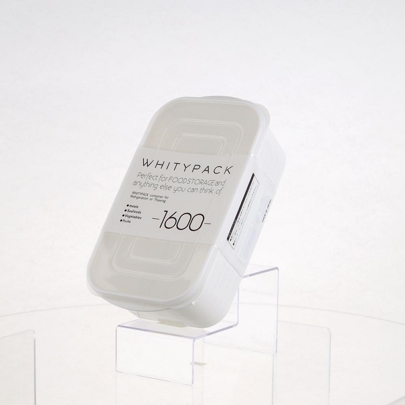 Bộ 2 hộp đựng thực phẩm Whity Pack 1600ml + 800ml - nội địa Nhật Bản