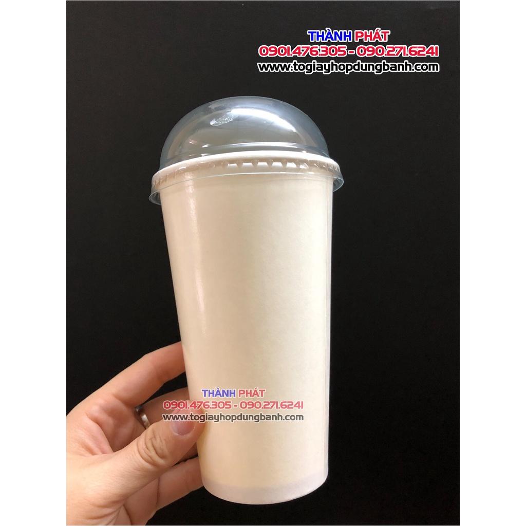 50 Ly giấy 22oz - 660ml đựng trà sữa, nước ép, cafe