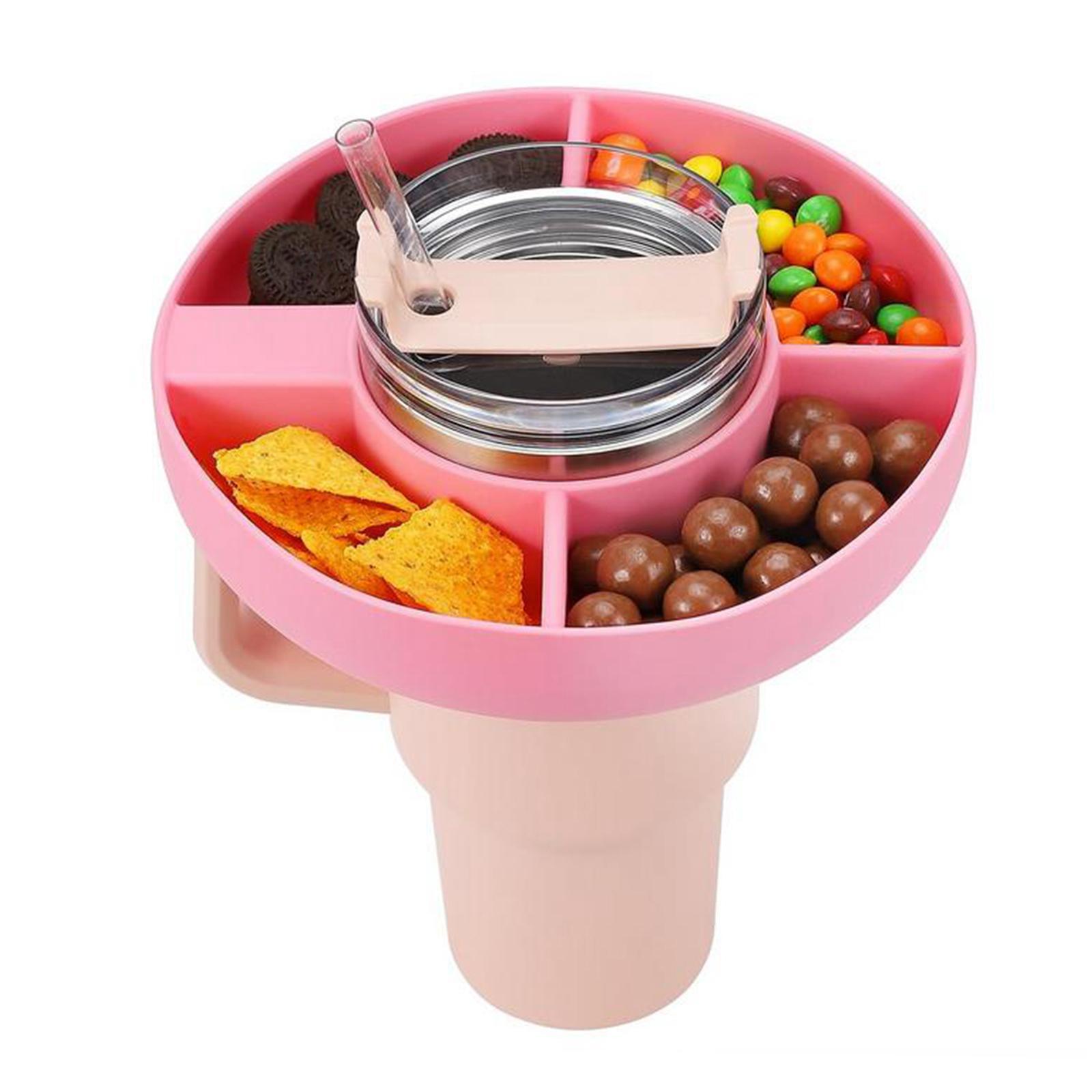 Silicone Snack Rings for Cup Fruit Tray Snack Container for Tumbler for Home