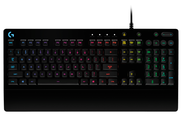 Combo Gaming Bàn Phím Game Có Dây Logitech G213 Prodigy RGB Và Chuột Logitech G203 Lightsync RGB - Hàng Chính Hãng