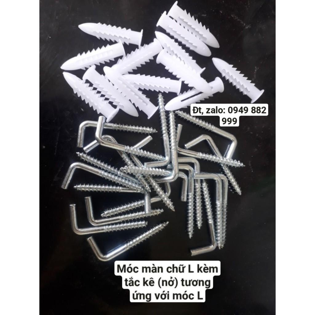 Móc Màn Chữ L Kèm Tắc Kê  Tương Ứng