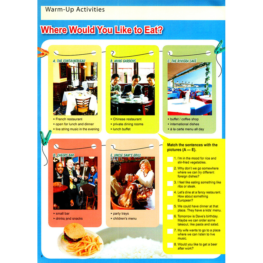 Restaurant English