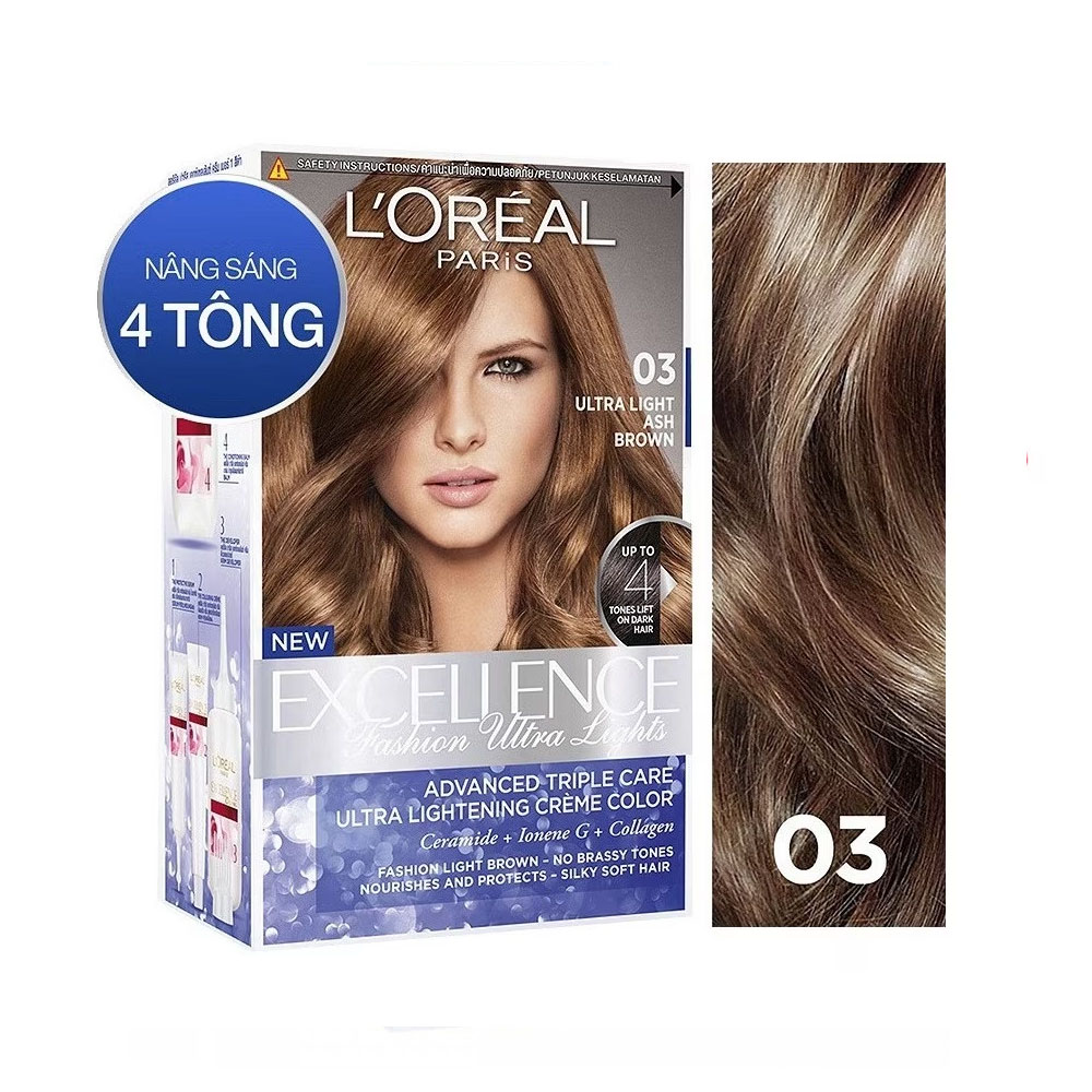 Kem Nhuộm Tóc L'Oreal Paris Haircolor Nâng Sáng 172ml