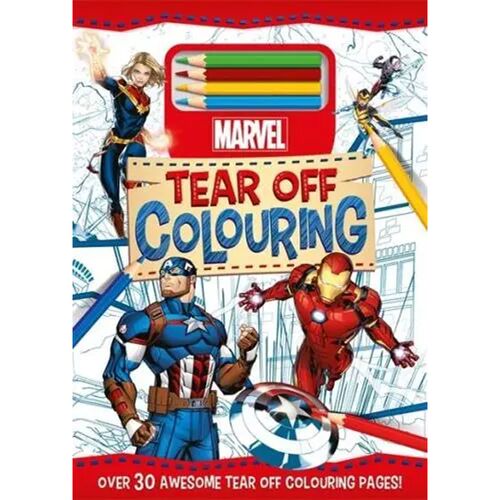 Marvel: Tear Off Colouring