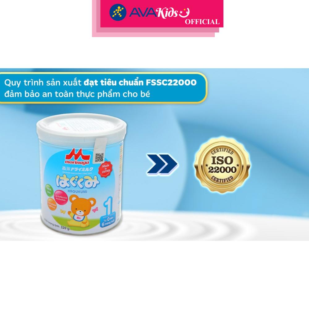 Sữa bột Morinaga Hagukumi số 1 320g (0 - 6 tháng) - Hàng Chính Hãng