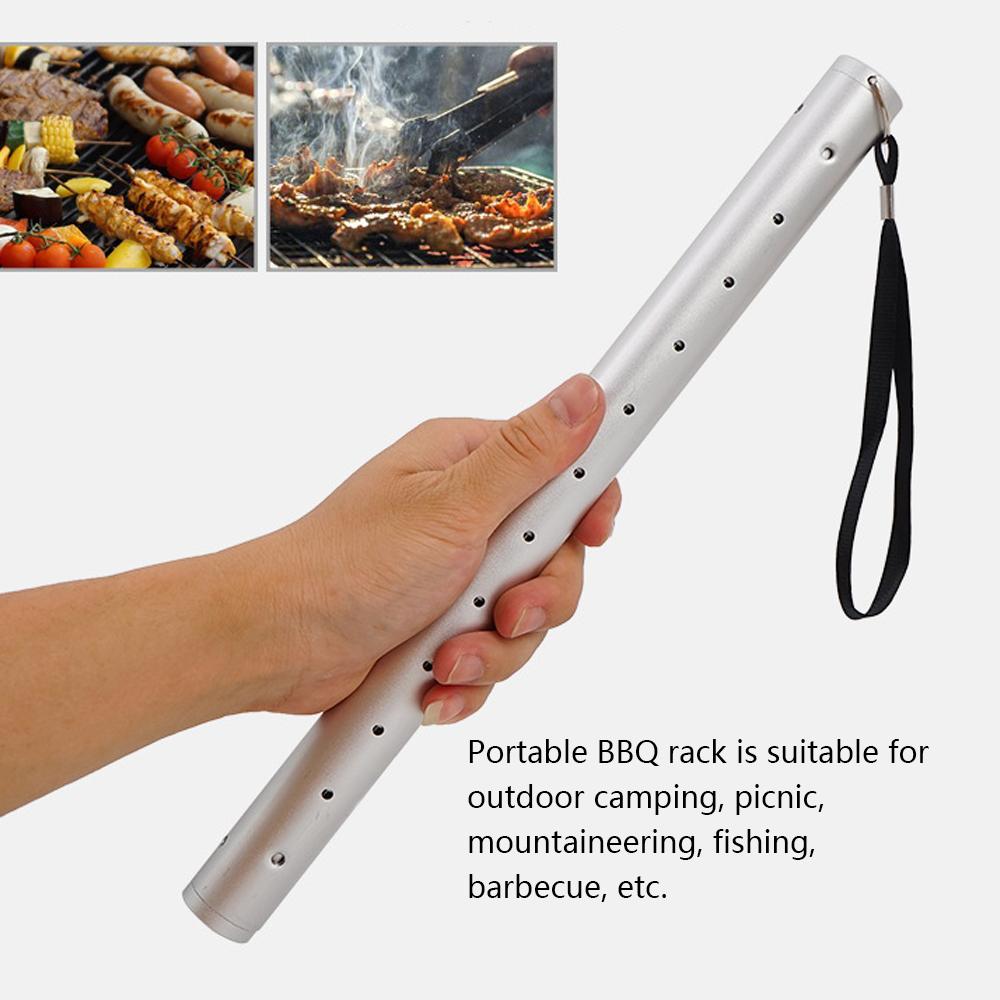 Bếp nướng bằng thép bằng thép không gỉ BBQ có thể tháo lắp cho việc cắm trại ngoài trời Picnic BBQ câu cá