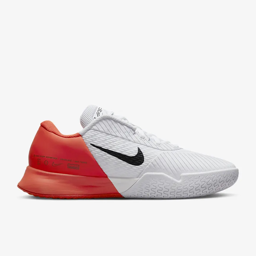 Giày quần vợt nam M NIKE ZOOM VAPOR PRO 2 HC - WHITEFUCHSIA DREAM-PICANTE RED-BLACK - 8.5 US