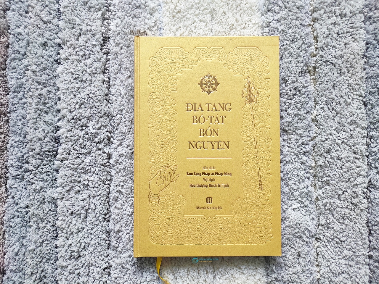 Kinh Địa Tạng Bồ Tát Bổn Nguyện - bản cao cấp, màu vàng