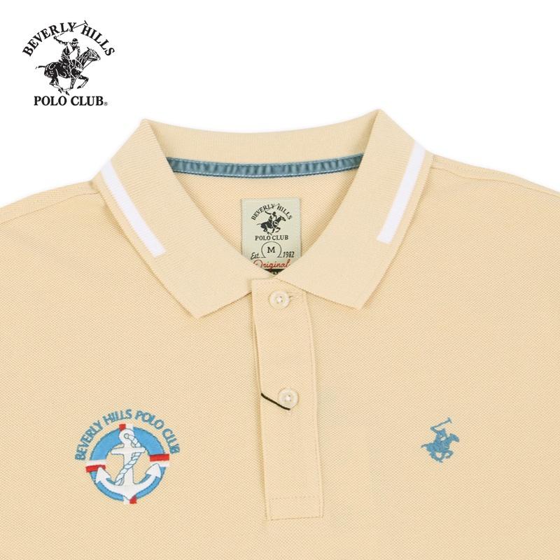 Áo polo Ngắn tay Nam Beverly Hills Polo Club Regularfit Nude NU- PMSSS20TL092