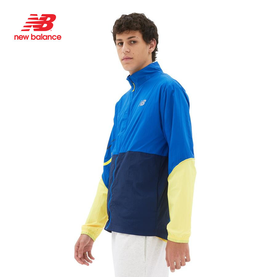 Áo khoác thể thao nam New Balance RUNNING JACKET M COBALT - MJ21265CO (form quốc tế)