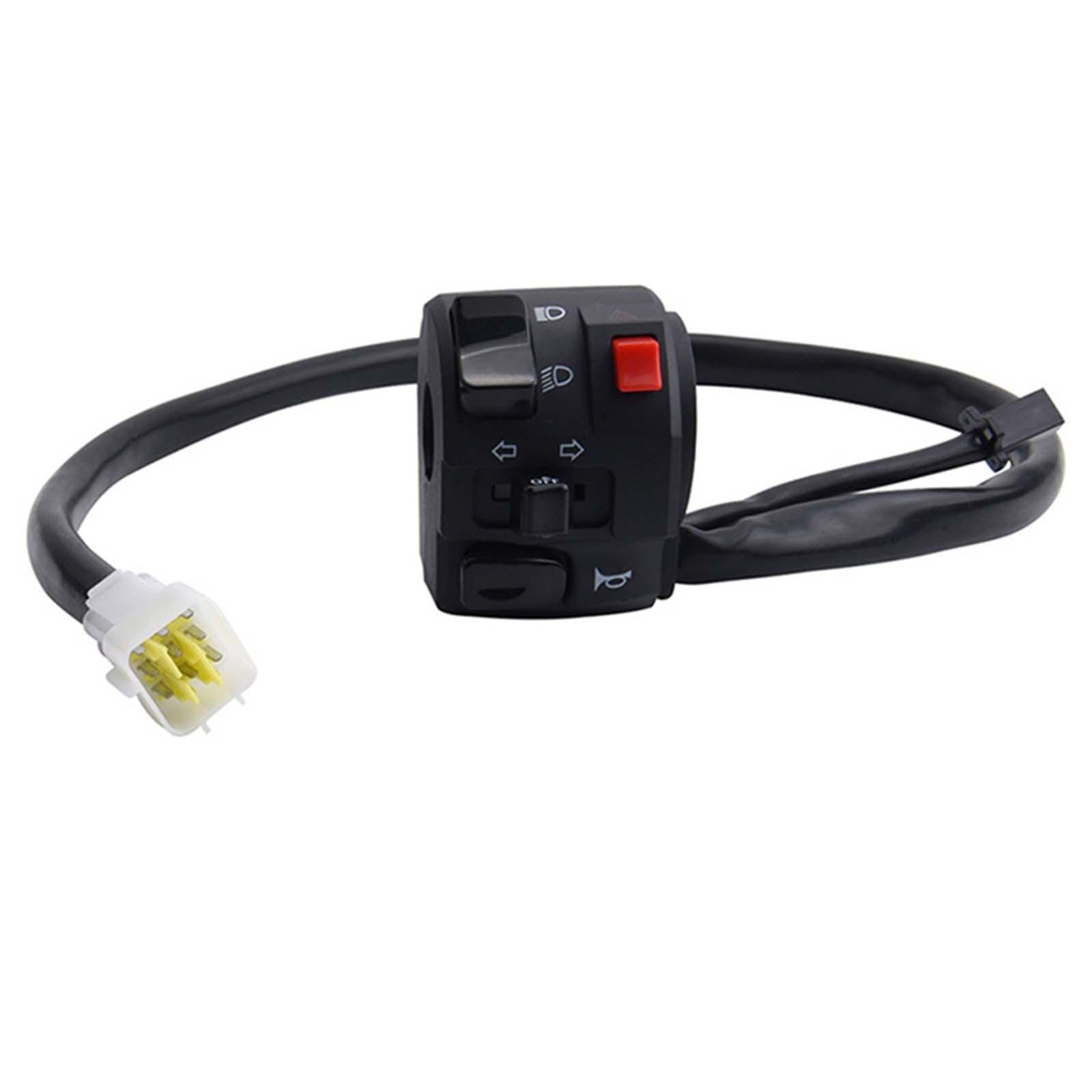 Motorcycle Switch 7/8 in 22mm Replaces Durable Button Parts Practical