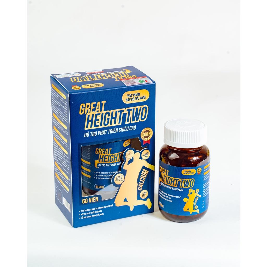 Thực phẩm hỗ trợ tăng chiều cao cho trẻ Great Height Two - Combo 3 Great Height Two