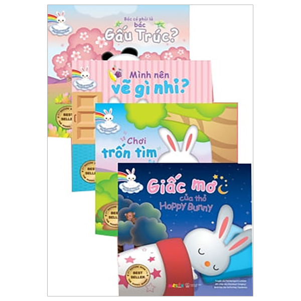 Combo Phát Triển Trí Thông Minh Cùng Thỏ Hoppy Bunny (Bộ 4 Cuốn)