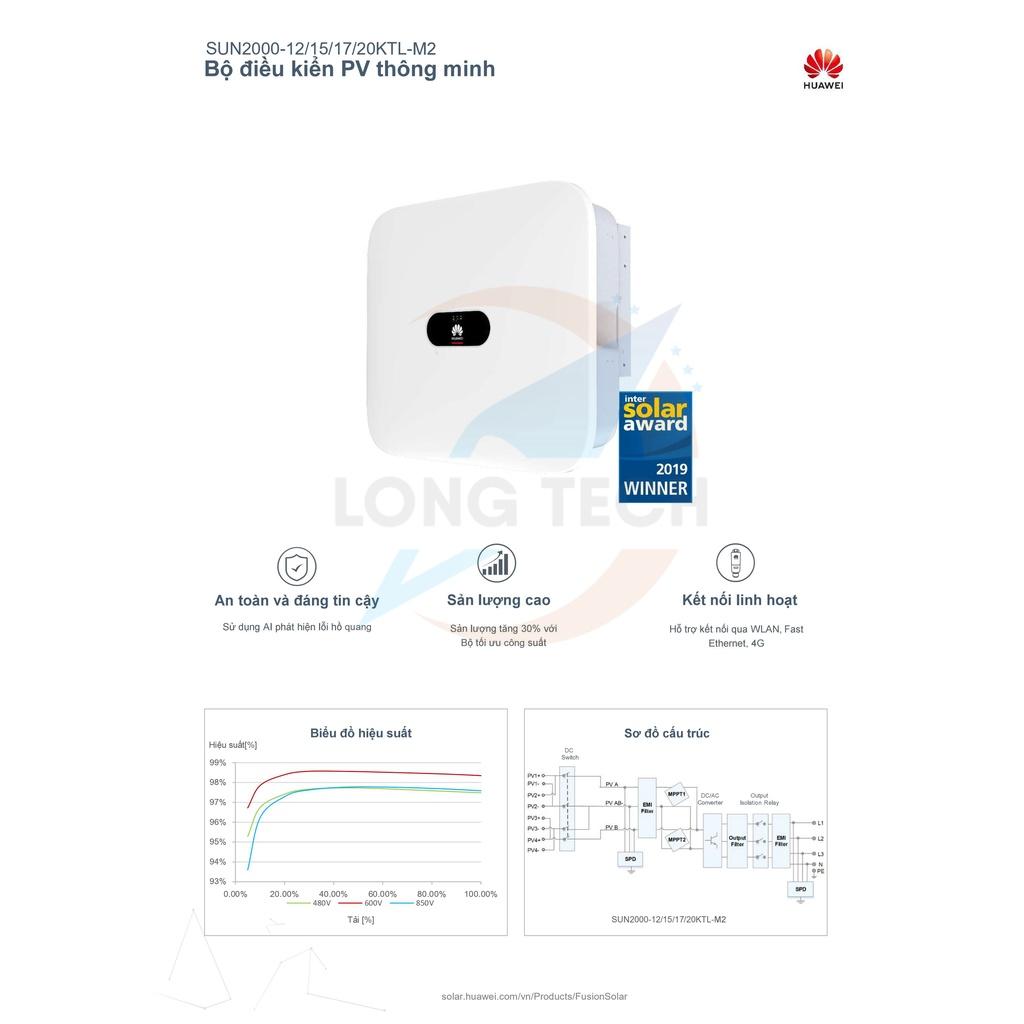 Biến tần Huawei Sun2000-12/15/17/20KTL-M2