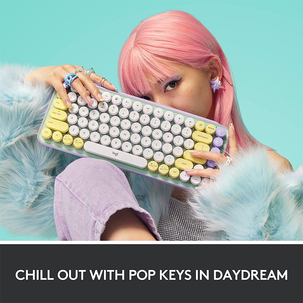 Bàn phím cơ Logitech POP KEYS Wireless - hàng chính hãng