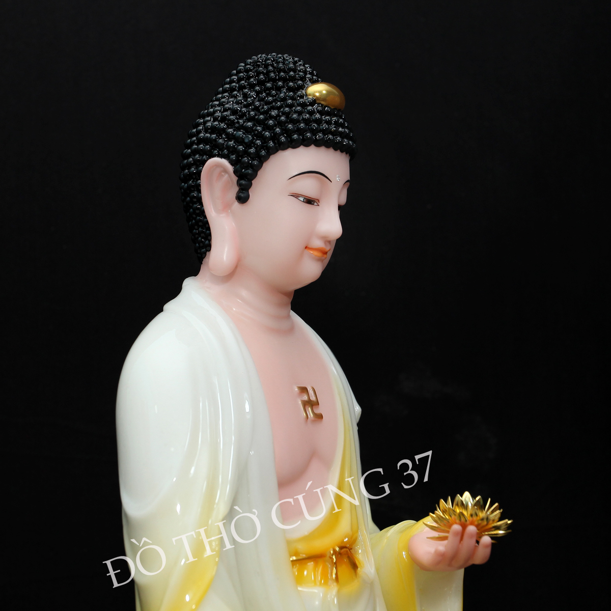 Tượng A Di Đà Đứng Đài Sen