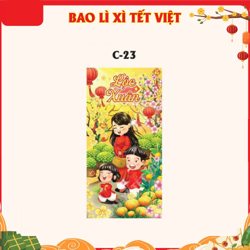 Bao Lì Xì 2023 Set 10 cái - C23