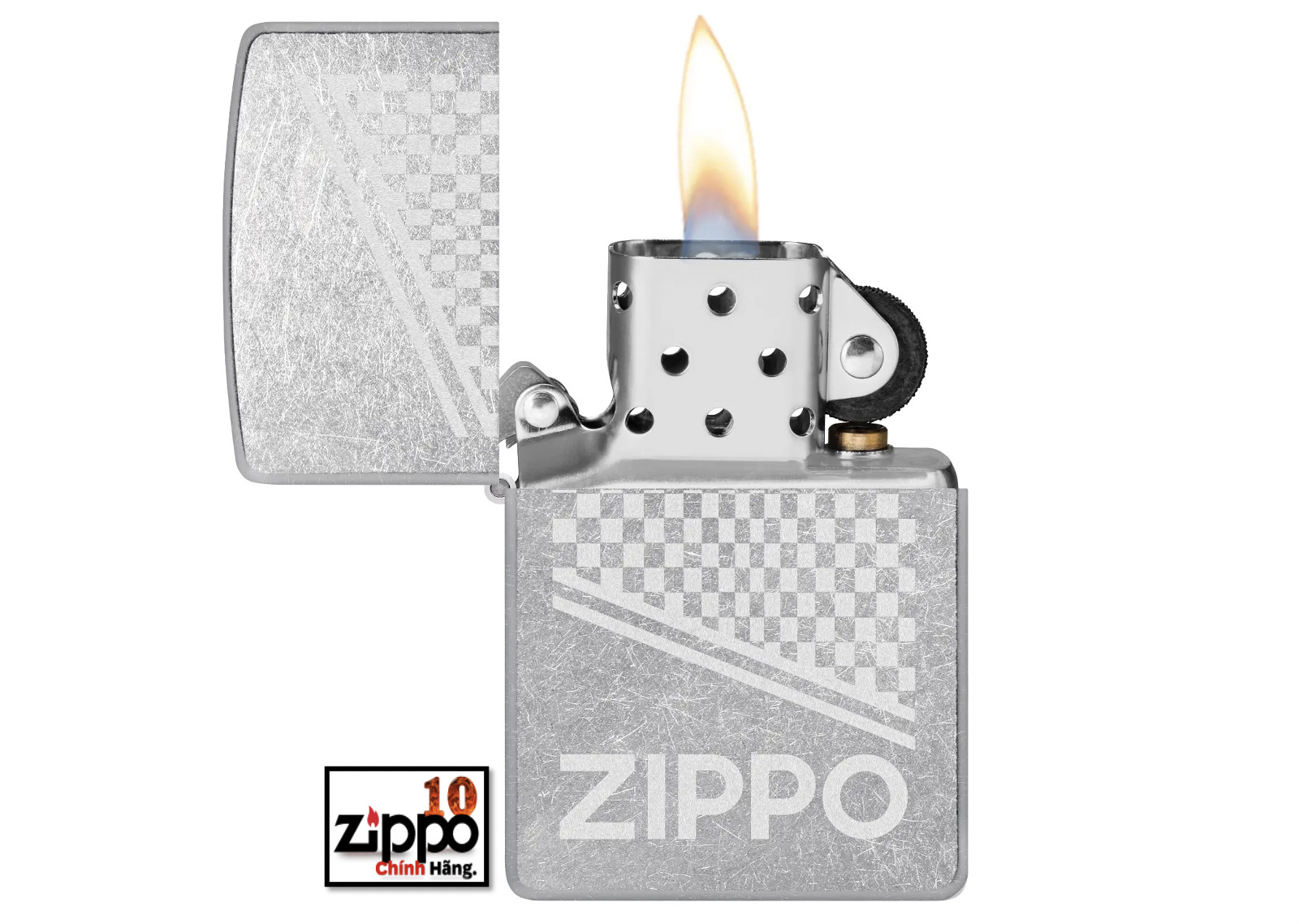 Bật lửa ZIPPO 48492 Checked Zippo Design - Chính hãng 100%