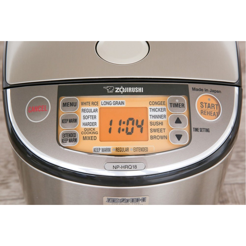 Nồi Cơm Điện Tử Zojirushi ZONC-NP-HRQ18-XT - Hàng Chính Hãng