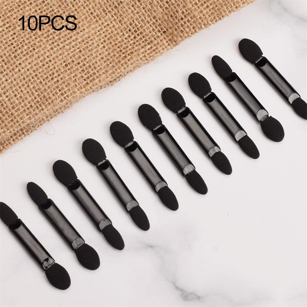 10Pcs Double End Sponge Eye Shadow Brush Applicators Disposable Makeup Tool