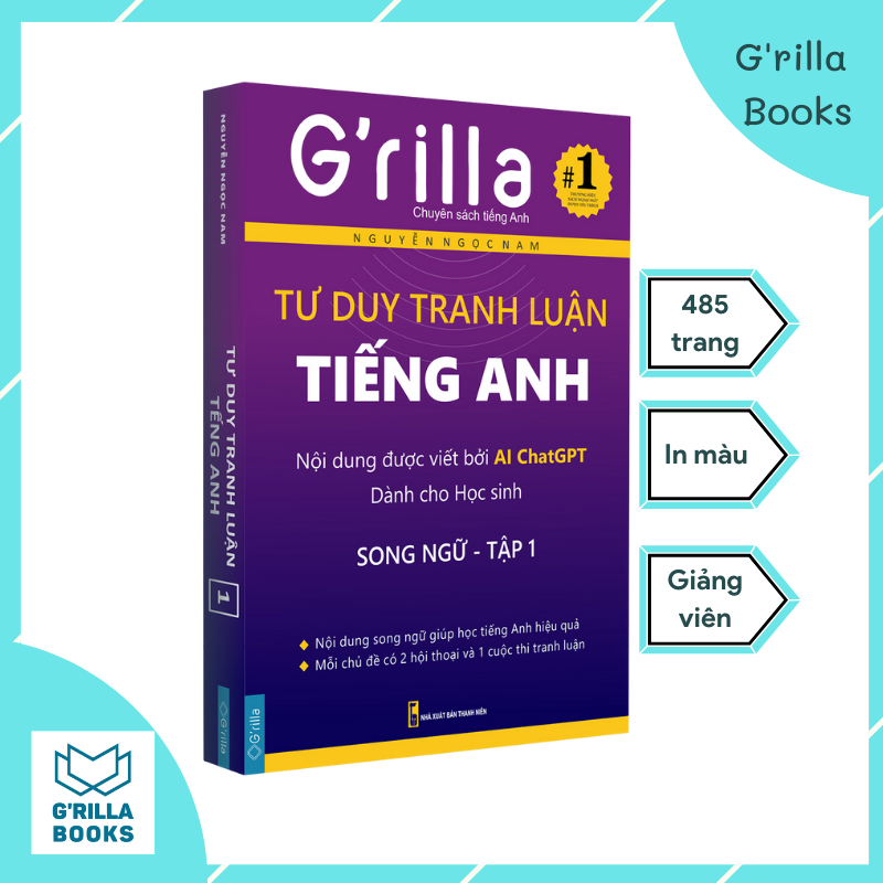 Sách - Tư Duy Tranh Luận Tiếng Anh Tập 1 - Nguyễn Ngọc Nam