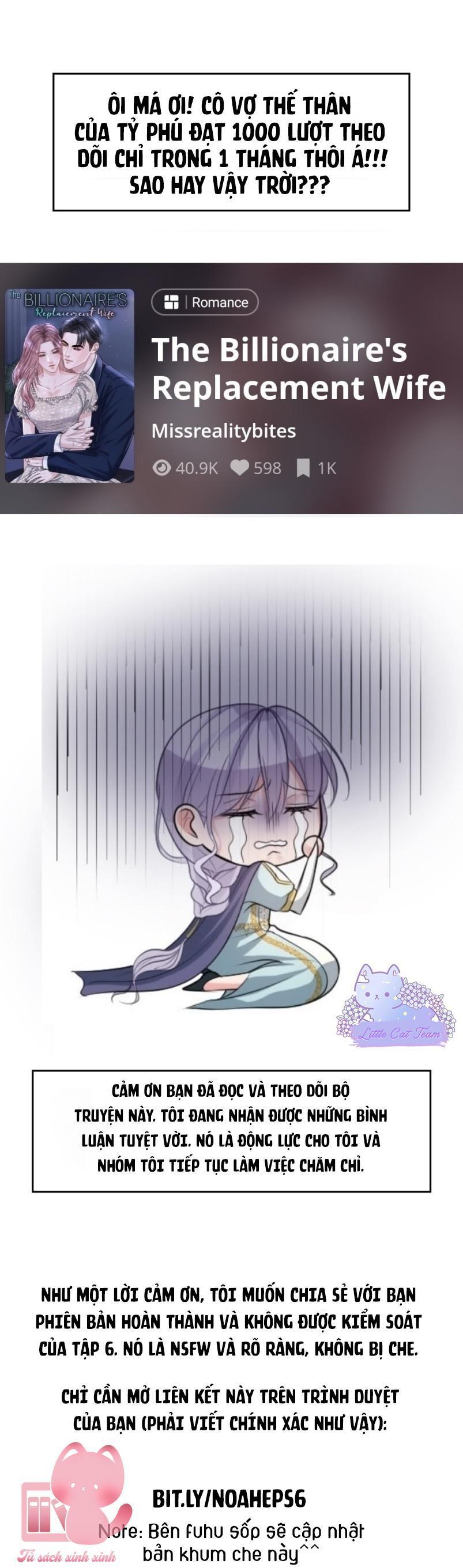 cô vợ thế thân của tỉ phú chapter 6 7