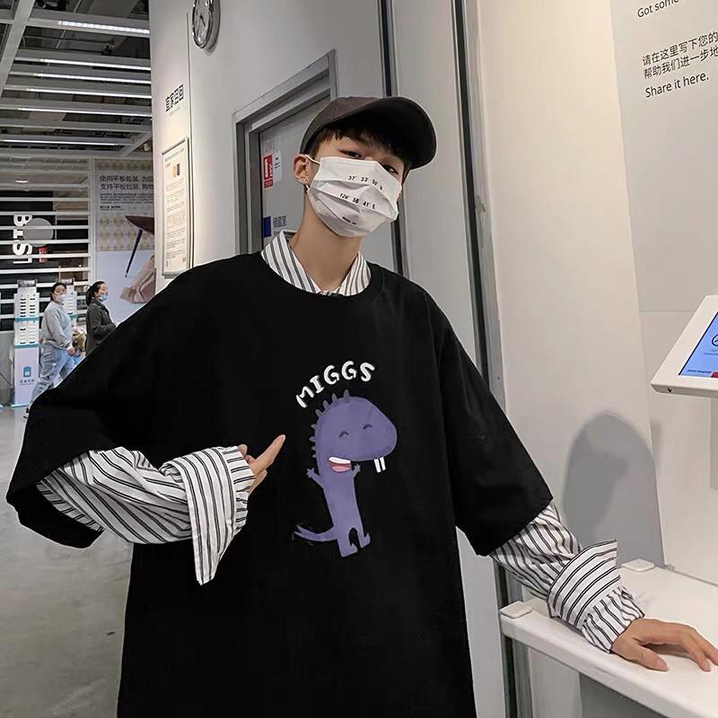 - Áo thun tay ngắn Be Yourself unisex size M L XL - KHỦNG LONG MIGGS