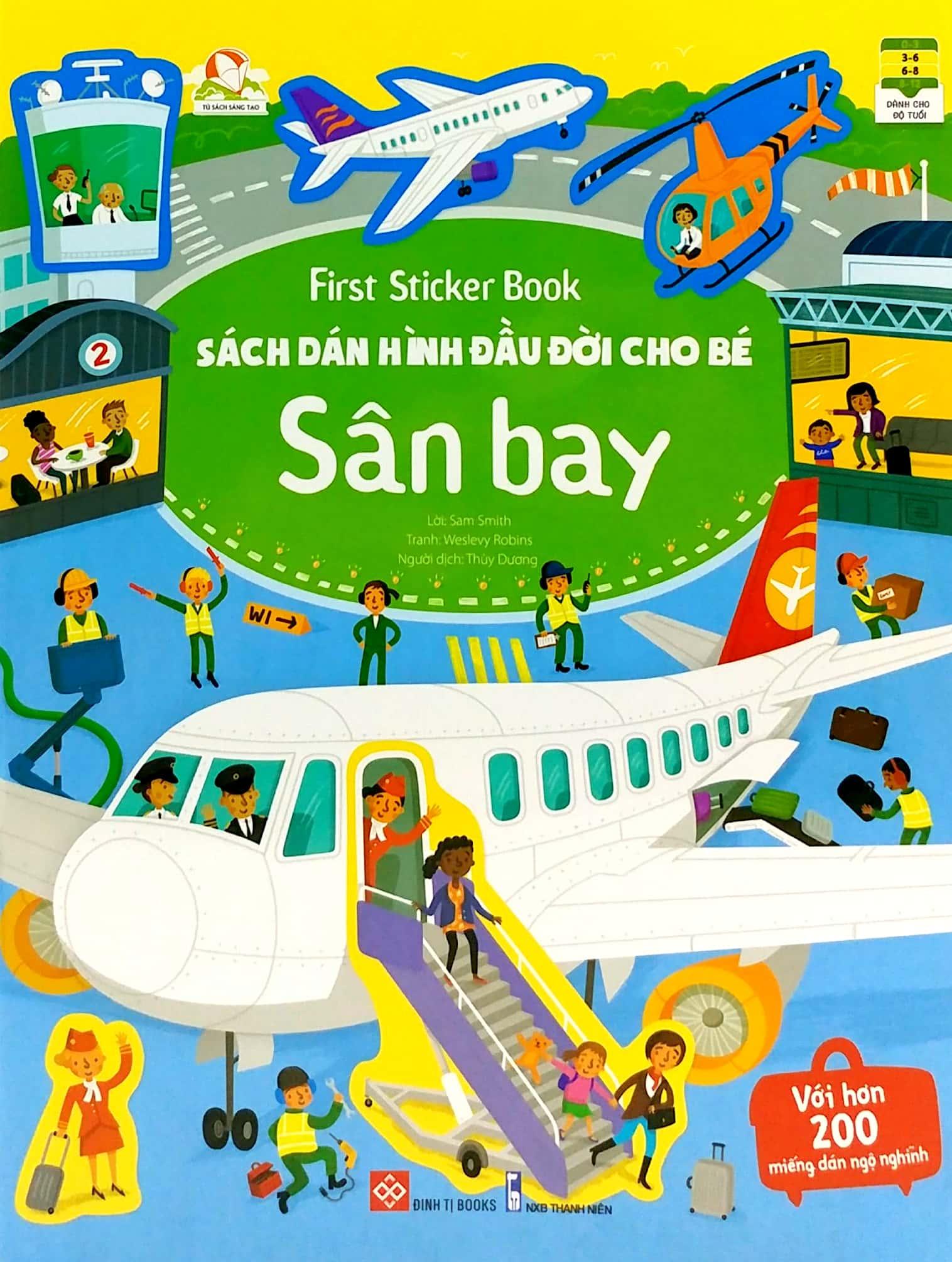 First Sticker Book - Sách Dán Hình Đầu Đời Cho Bé - Sân Bay