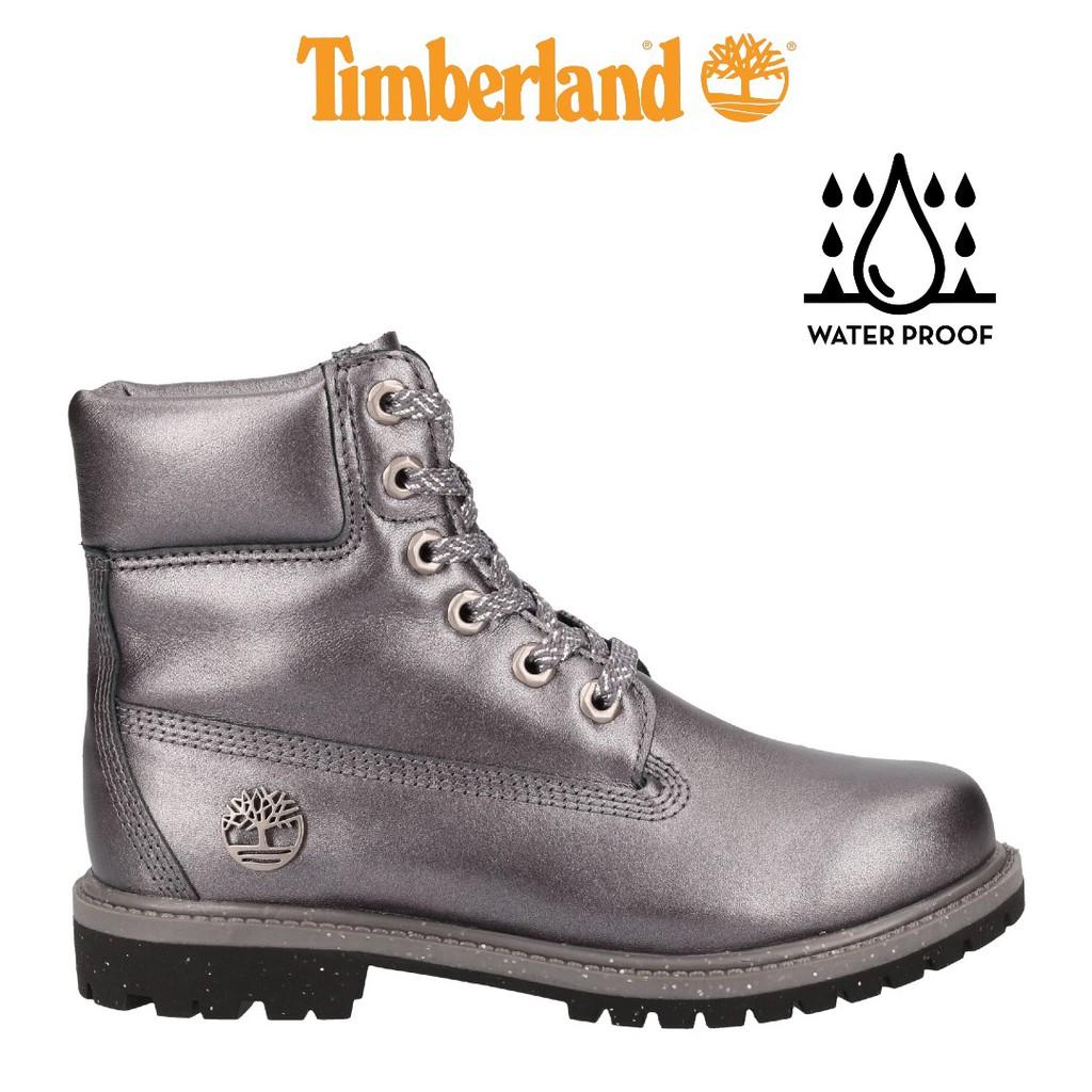 Giày Boot Cổ Cao Nữ Timberland 6-inch Premium Metallic Xám TB0A24HYFQ