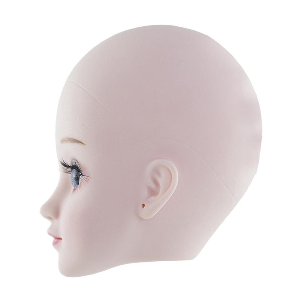 BJD Doll 1/ Dolls Head Model with 4D Eyes DIY Dolls Accessory Girl