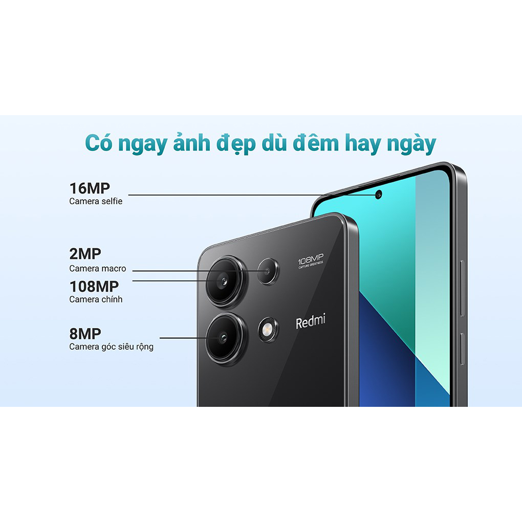 Điện thoại Xiaomi Redmi Note 13 (8GB/128GB) - Hàng chính hãng