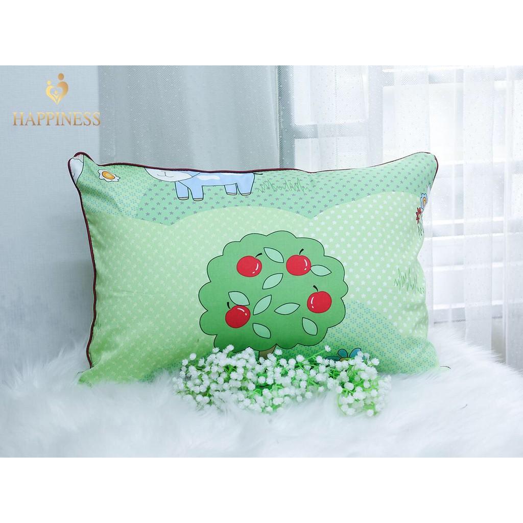 Gối trẻ em Happiness 30x50cm HÀNG CHÍNH HÃNG