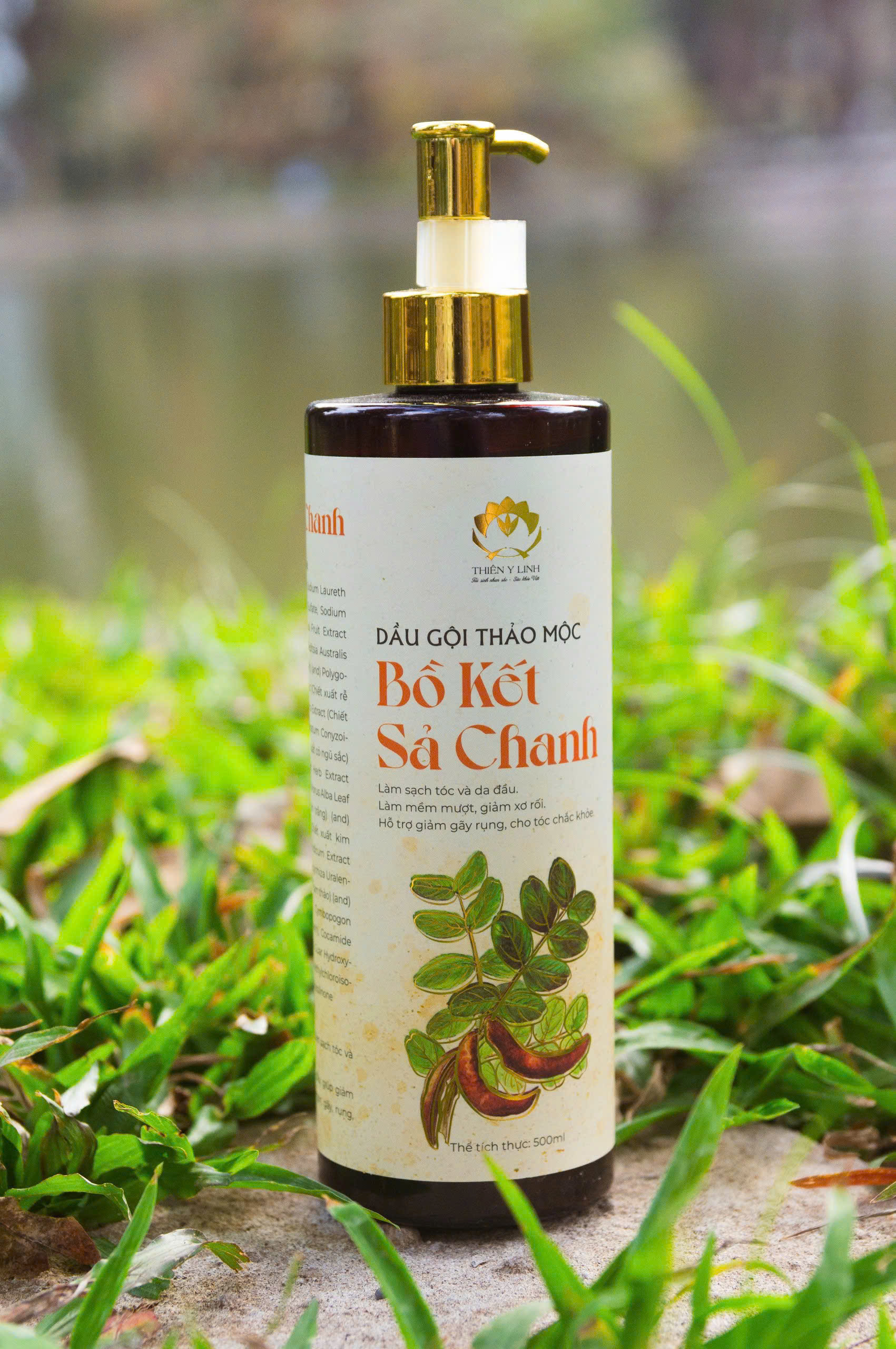 Dầu Xả Bồ Kết Sả Chanh thảo mộc phục hồi tóc hư tổn vì uốn nhuộm.